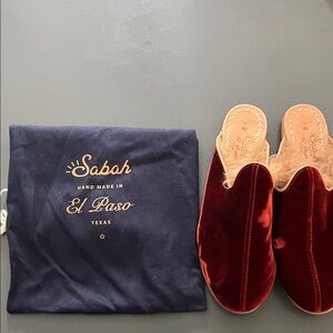 Sabah orange  Velvet Footwear